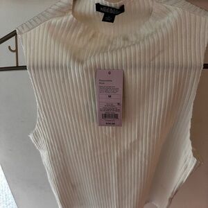 Wild Fable White Sleeveless Top